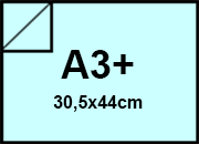 carta Cartoncino Burano CELESTE. A3+. 140gr Celeste 03, formato A3+ (30,5x44cm), 140grammi x mq bra835A3+