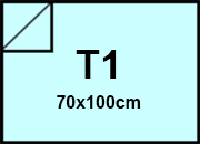 carta Cartoncino Burano CELESTE. T1. 140gr Celeste 03, formato T1 (70x100cm), 140grammi x mq bra835T1