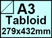 carta Carta Burano CELESTE, 90gr,  a3tabloid Celeste 03, formato a3tabloid (27,9x43,2cm), 90grammi x mq.