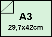 carta Cartoncino Burano PISTACCHIO, a3, 200gr Pistacchio 04, formato a3 (29,7x42cm), 200grammi x mq BRA841a3