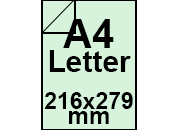 carta Carta Burano PISTACCHIO, 90gr, a4letter Pistacchio 04, formato a4letter (21,6x27,9cm), 90grammi x mq.