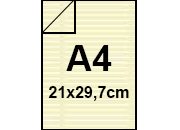 carta Cartoncino Vergato AVORIO, 200gr, A4  Formato A4 (21x29,7cm), 200grammi x mq bra362
