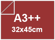 carta Cartoncino Burano INDIANO. sra3. 320gr Rosso Indiano 69, formato sra3 (32x45cm), 320grammi x mq.