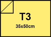 carta Cartoncino PrismaMonomarcatoFavini, Girasole t3, 220gr Girasole 02, formato t3 (35x50cm), 220grammi x mq bra877t3