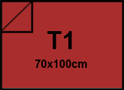 carta Cartoncino PrismaMonomarcatoFavini, Rubino t1, 220gr Rubino 08, formato t1 (70x100cm), 220grammi x mq bra886t1