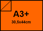 carta Cartoncino PrismaMonomarcatoFavini, Mandarino a3+, 220gr Mandarino 09, formato a3+ (30,5x44cm), 220grammi x mq.