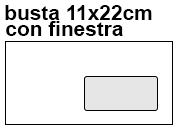 carta Buste con strip e finestra BiancoFlash Premium Favini Bianco, formato C4f (11x22cm), 120grammi x mq bra889C4f