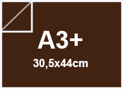 carta Cartoncino PrismaMonomarcatoFavini, Cioccolato a3+, 220gr Cioccolato 11, formato a3+ (30,5x44cm), 220grammi x mq.