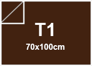 carta Cartoncino PrismaMonomarcatoFavini, Cioccolato t1, 220gr Cioccolato 11, formato t1 (70x100cm), 220grammi x mq bra890t1