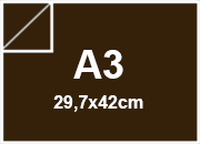 carta Cartoncino Prisma Bi-marcato Favini  Caff, formato A3 (29,7x42cm), 250grammi x mq BRA931A3