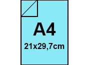 carta Cartoncino PrismaMonomarcatoFavini, Azzurro A4, 220gr Azzurro 20, formato A4 (21x29,7cm), 220grammi x mq.