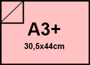 carta Cartoncino PrismaMonomarcatoFavini, Salmone a3+, 220gr Salmone 25, formato a3+ (30,5x44cm), 220grammi x mq.