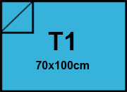 carta Cartoncino PrismaMonomarcatoFavini, Turchese t1, 220gr Turchese 22, formato t1 (70x100cm), 220grammi x mq bra910t1