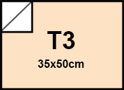 carta Cartoncino BindaKOTE AVORIO, T3, 250gr PASTELLO Avorio 02, monolucido, formato T3 (35x50cm), 250grammi x mq bra919T3