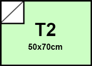 carta Cartoncino BindaKOTE VERDINO, T2, 250gr PASTELLO Verdino 04, monolucido, formato T2 (50x70cm), 250grammi x mq bra921T2