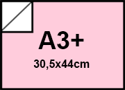carta Cartoncino BindaKOTE ROSA, A3+, 250gr PASTELLO Rosa 01, monolucido, formato A3+ (30,5x44cm), 250grammi x mq bra925A3+