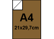 carta Cartoncino BindaKOTE ORO, A5, 250gr METALLIZATO Oro 17, monolucido, formato A5 (14,8x21cm), 250grammi x mq bra929A5