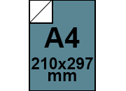 carta Cartoncino, Metal, CelesteSky, A4, 250gr Retro BIANCO, Formato A4 (21x29,7cm), 250grammi x mq bra440