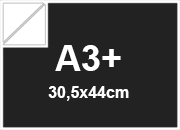 carta Cartoncino BindaKOTE BLACK A3+. 250gr BLACK ON BLACK monolucido con retro nero, formato A3+ (30,5x44cm), 250grammi x mq BRA983A3+