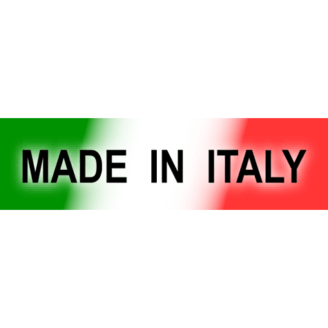 wereinaristea Etichette autoadesive mm 52x13 (13x52) con scritta MADE IN ITALY a colori. Sfondo con la bandiera italiana e scritta nera, adesivo permanente. C.