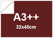 carta Cartoncino Bindakote Colori Forti Favini Bordeaux 11, formato sra3 (32x45cm), 250grammi x mq.