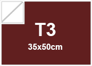 carta Cartoncino Bindakote Colori Forti Favini Bordeaux 11, formato T3 (35x50cm), 250grammi x mq bra952T3
