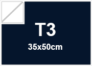 carta Cartoncino BindaKOTE BLU NOTTE, T3, 250gr COLORI FORTI Blu notte 31, monolucido, formato T3 (35x50cm), 250grammi x mq bra954T3