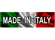 wereinaristea Etichette autoadesive mm 52x13 (13x52) con scritta MADE IN ITALY a colori. Sfondo con la bandiera italiana e scritta nera, adesivo permanente. B BRA955