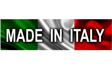 wereinaristea Etichette autoadesive mm 52x13 (13x52) con scritta MADE IN ITALY a colori. Sfondo con la bandiera italiana e scritta nera, adesivo permanente. B.