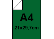 carta Cartoncino BindaKOTE VERDE, A4, 250gr COLORI FORTI Verde 20, monolucido, formato A4 (21x29,7cm), 250grammi x mq bra957