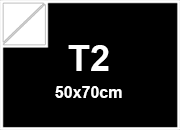 carta Cartoncino BindaKOTE NERO, T2, 250gr BLACK Nero 23, monolucido, formato T2 (50x70cm), 250grammi x mq BRA959T2
