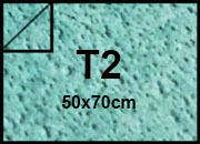 carta Cartoncino REMAKE CARAPACE Favini, SKY AZZURRO, formato T2 (50x70cm), 250grammi x mq.