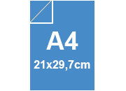 carta Carta SirioFedrigoni. AZZURRO48. A4.100gr Formato A4 (21x29,7cm), 100grammi x mq bra997
