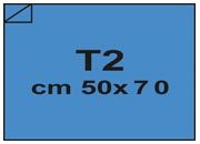 carta CartaAdesiva COLOR, Azzurro, t2, 80gr Azzurro, formato t2 (50x70cm), 80grammi x mq, retro 80grammi x mq.