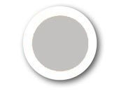 wereinaristea Bollini autoadesivi, GRIGIO, diametro mm 10, con bordo bianco in foglietti formato 130x165mm, 120 etichette per foglio bra1385