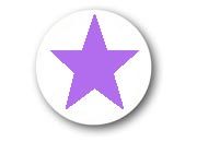 wereinaristea Bollini autoadesivi, Viola, diametro mm 10, con stella a 5 punte in foglietti formato 130x165mm, 120 etichette per foglio bra1548