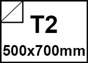 carta Biadesivo permanente/removibile poliestere, t2 80gr Trasparente, formato t2 (50x70cm), un lato removibile e uno permanente.