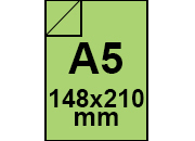 CartaRiciclataColorata Steinbeis VERDE, 80gr, a5 COIUE15a5