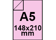 CartaRiciclataColorata Steinbeis ROSA, 80gr, a5 COIUE25a5