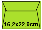 carta QPaper CRYSTAL Verde formato 16,2x22,9cm, 100gr.