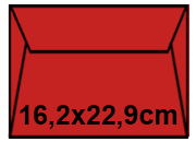 carta QPaper CRYSTAL Rosso formato 16,2x22,9cm, 100gr.