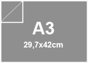 carta Cartoncino SUMO Favini, A3, 1mm GRIGIO CHIARO, formato A3 (29,7x42cm), spessore 1mm, 700grammi x mq BRA94A3