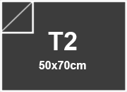 carta Cartoncino SUMO Favini, T2, 1mm GRIGIO SCURO, formato T2 (50x70cm), spessore 1mm, 700grammi x mq BRA101T2