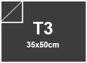 carta Cartoncino SUMO Favini, T3, 1mm GRIGIO SCURO, formato T3 (35x50cm), spessore 1mm, 700grammi x mq BRA101T3