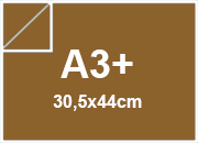 carta Cartoncino SUMO Favini, A3+, 1mm NOCCIOLA KRAFT, formato A3+ (30.5x44cm), spessore 1mm, 700grammi x mq BRA96A3+