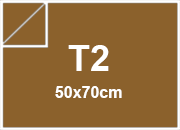 carta Cartoncino SUMO Favini, T2, 1mm NOCCIOLA KRAFT, formato T2 (50x70cm), spessore 1mm, 700grammi x mq BRA96T2