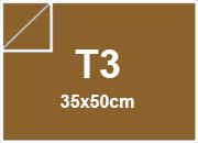 carta Cartoncino SUMO Favini, T3, 1mm NOCCIOLA KRAFT, formato T3 (35x50cm), spessore 1mm, 700grammi x mq BRA96T3