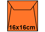 carta QPaper CRYSTAL Arancione formato 16x16cm, 100gr.