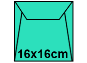 carta QPaper CRYSTAL Turchese formato 16x16cm, 100gr.