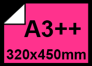 carta Cartoncino Fluorescente FUCSIA, sra3, 275gr Formato sra3 (32x45cm), 1 lato colorato, 1 lato bianco, 275grammi x mq bra378sra3